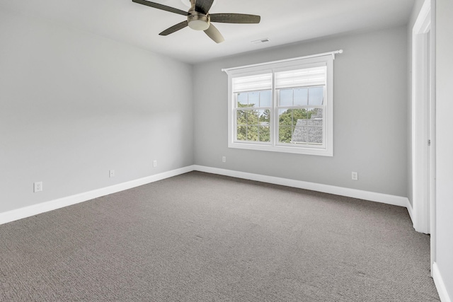 528 Carolee Way, Greer, SC 29651 - carpeted spare room featuring ceiling fan and baseboards