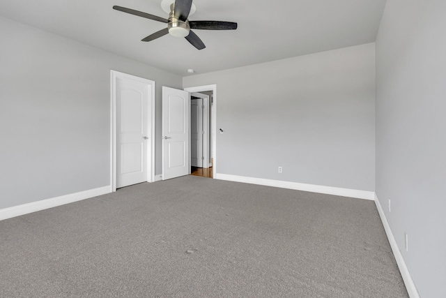 528 Carolee Way, Greer, SC 29651 - unfurnished bedroom featuring carpet and a ceiling fan
