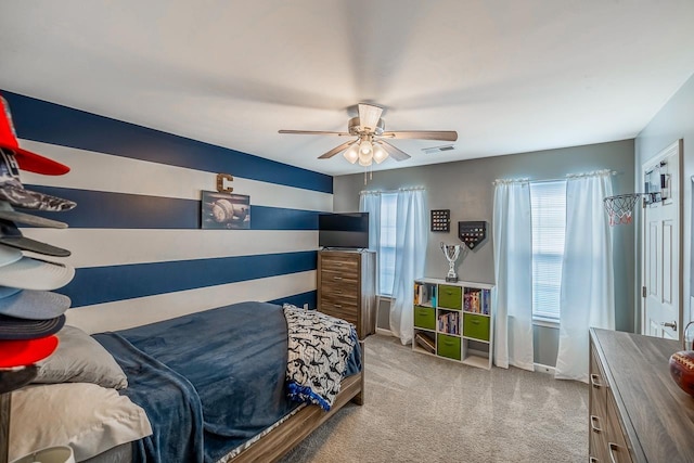 273 Bridgeport Rd, Boiling Springs, SC 29316 - bedroom featuring carpet and ceiling fan
