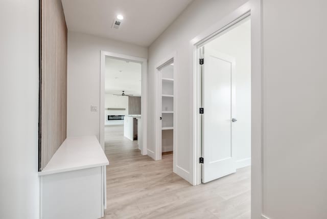 3619 Pennington Rd, Greer, SC 29651 - corridor featuring light wood-type flooring and baseboards