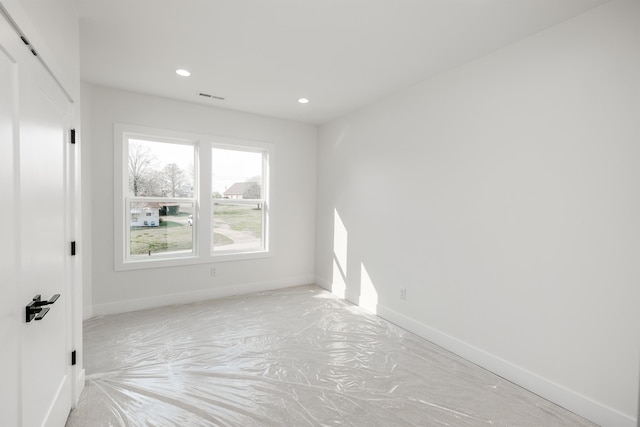 3619 Pennington Rd, Greer, SC 29651 - unfurnished room featuring baseboards and recessed lighting