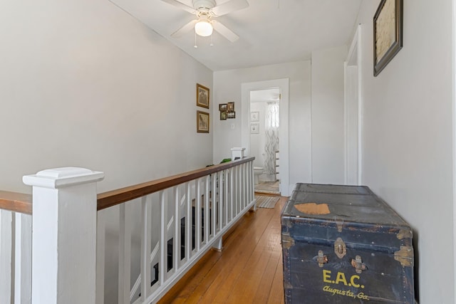 601 Front St, Chesnee, SC 29523 - hall with an upstairs landing and hardwood / wood-style flooring