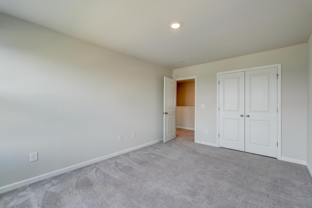 210 Wakelon Dr, Greer, SC 29651 - unfurnished bedroom featuring carpet floors, a closet, and recessed lighting