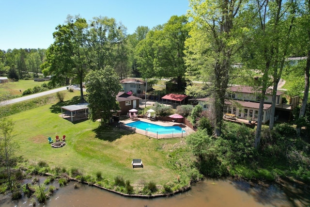 1212 Riveroak Rd, Inman, SC 29349 - aerial view of a pool