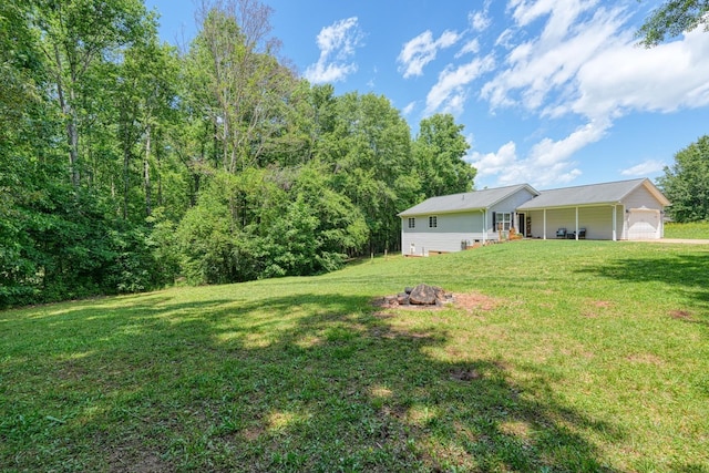 703 Patriot Ln, Greer, SC 29651 - view of grassy yard with a carport