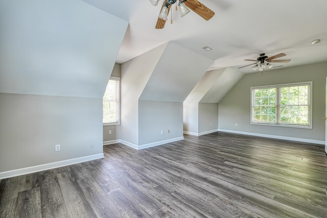 95 Roscommon Run, Moore, SC 29369 - bonus room with ceiling fan, wood finished floors, and vaulted ceiling