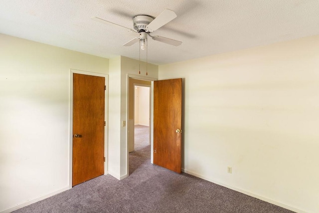 210 Catawba St, Union, SC 29379 - unfurnished bedroom with carpet, a textured ceiling, and ceiling fan