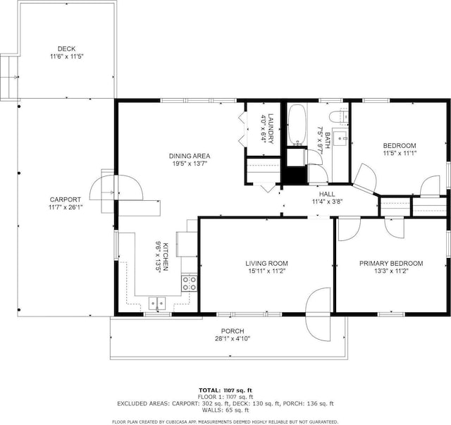 114 W Carolina St, Duncan, SC 29344 - view of floor plan / room layout