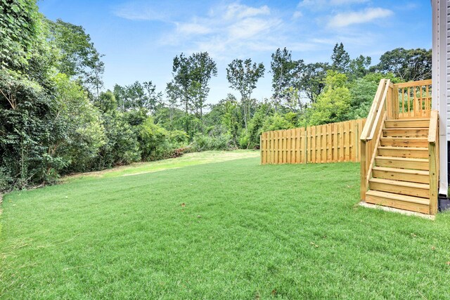 938 Logan St, Spartanburg, SC 29306 - view of green lawn with stairway