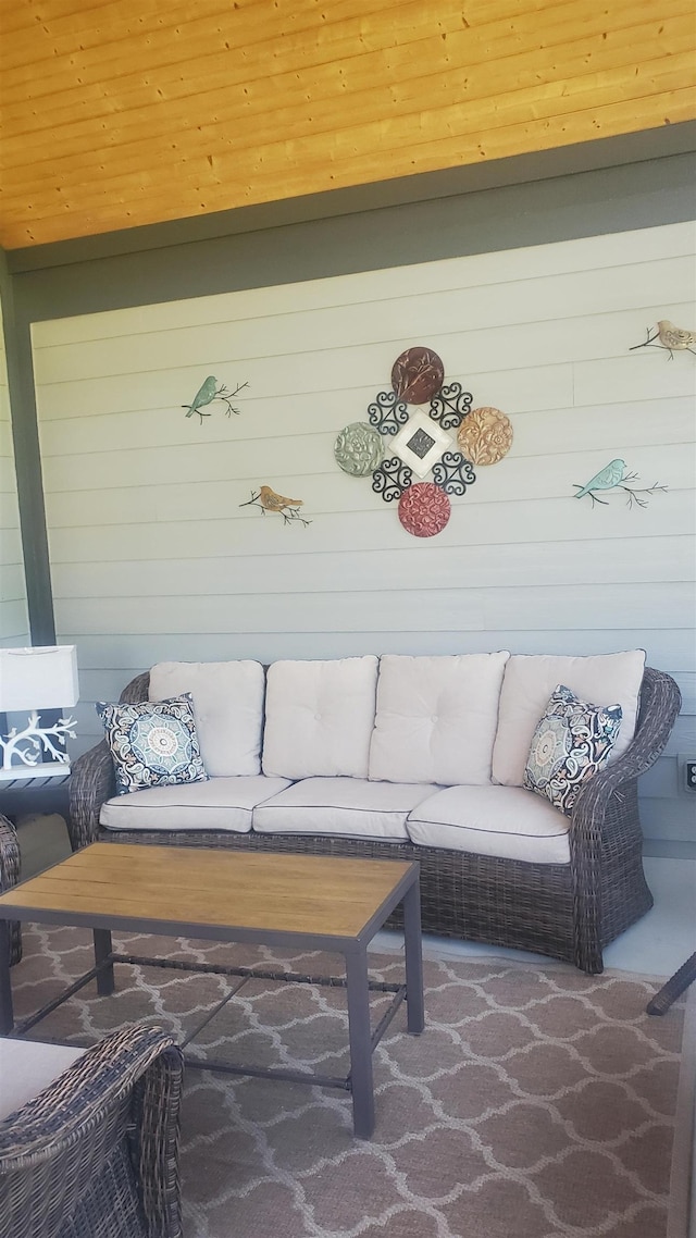 178 Ravines Ln, Spartanburg, SC 29301 - living room featuring wooden walls