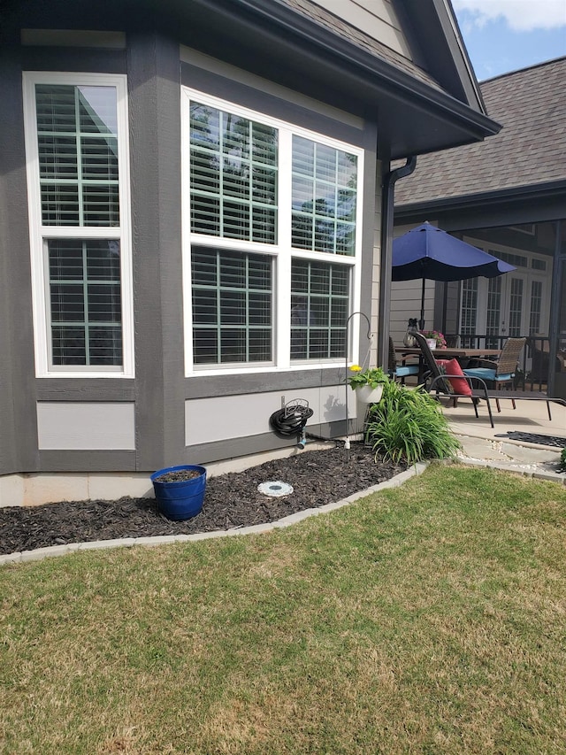 178 Ravines Ln, Spartanburg, SC 29301 - view of home's exterior with a patio and a yard