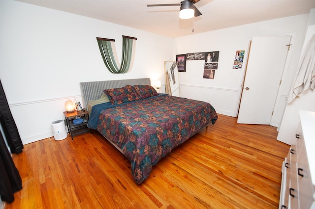 72 Casey Ln, Spartanburg, SC 29301 - bedroom featuring wood finished floors and a ceiling fan
