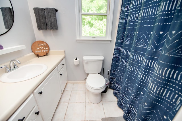72 Casey Ln, Spartanburg, SC 29301 - full bathroom with vanity, tile patterned floors, and curtained shower