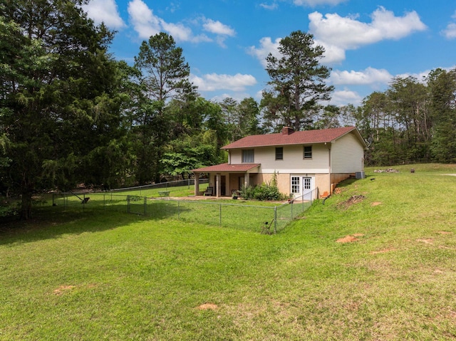 1342 Old Canaan Rd, Spartanburg, SC 29306 - rear view of property with a chimney