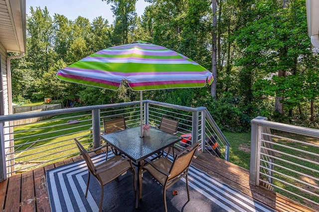 521 Signal Hill Ln, Inman, SC 29349 - deck with outdoor dining area