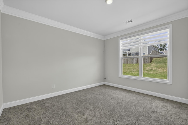 3027 Toliver, Boiling Springs, SC 29316 - empty room featuring ornamental molding and carpet flooring