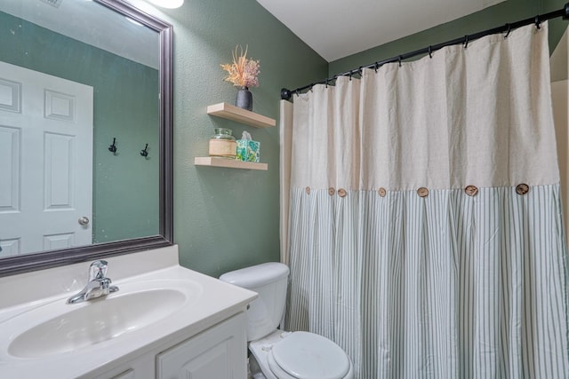 286 Heatherbrook Dr, Lyman, SC 29365 - bathroom featuring vanity and a textured wall