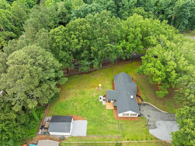 15864 Asheville Hwy, Campobello, SC 29322 - aerial view of property and surrounding area featuring a forest