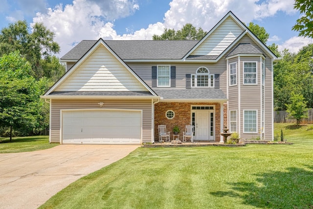 316 Crestview Ln, Spartanburg, SC 29301 - view of front of property featuring concrete driveway, roof with shingles, and an attached garage