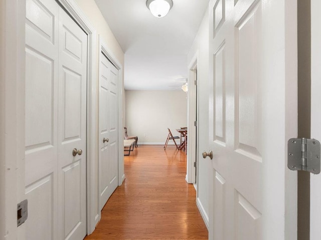 135 N Fairview Ave, Spartanburg, SC 29302 - corridor with light wood-style floors and baseboards