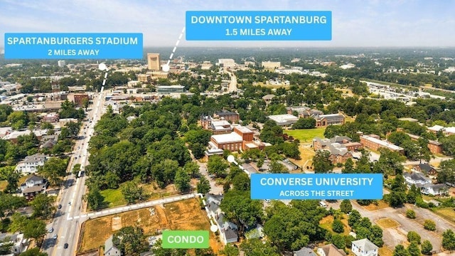 135 N Fairview Ave, Spartanburg, SC 29302 - drone / aerial view