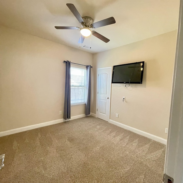 240 Stonecrest Dr, Roebuck, SC 29376 - carpeted spare room featuring a ceiling fan and baseboards
