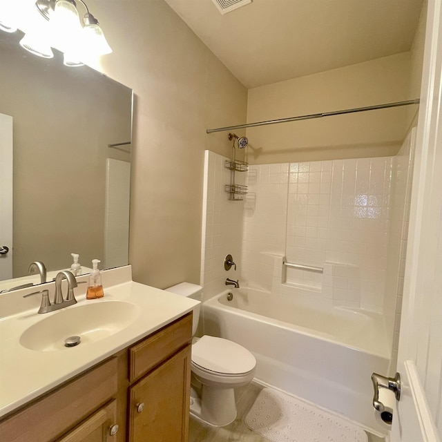 240 Stonecrest Dr, Roebuck, SC 29376 - full bathroom featuring vanity and shower / washtub combination