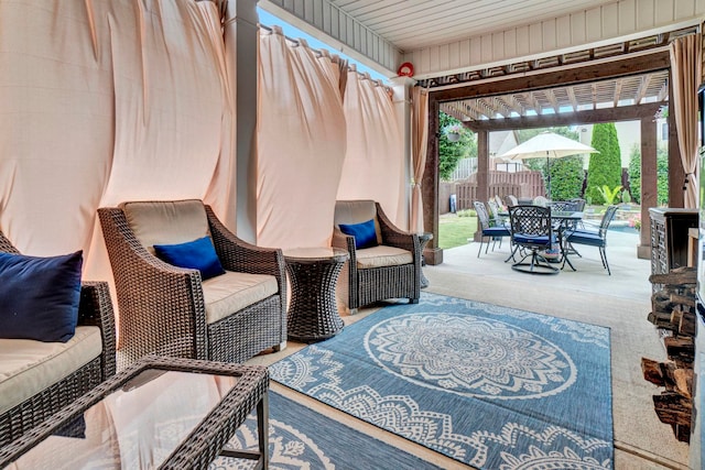 332 Heritage Point Dr, Simpsonville, SC 29681 - view of patio with outdoor dining space and an outdoor hangout area