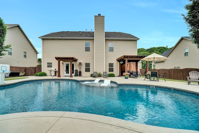 332 Heritage Point Dr, Simpsonville, SC 29681 - view of pool featuring a pergola, a patio area, and a grill