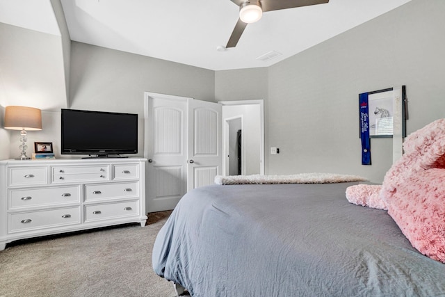 332 Heritage Point Dr, Simpsonville, SC 29681 - carpeted bedroom featuring a ceiling fan