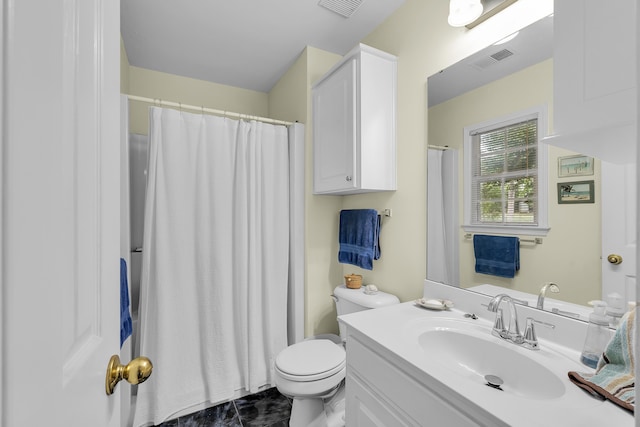 360 W Pointe Dr, Spartanburg, SC 29301 - bathroom with vanity and marble look tile flooring