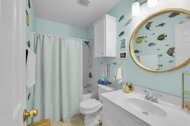 360 W Pointe Dr, Spartanburg, SC 29301 - full bathroom featuring vanity, shower / bath combo, and tile patterned flooring