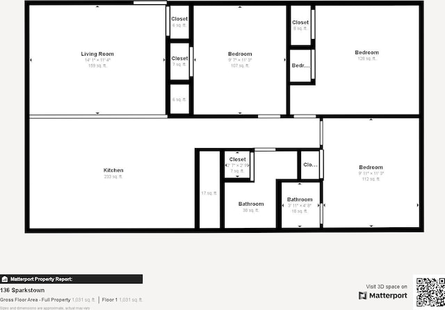 136 Sparkstown Dr, Enoree, SC 29335 - view of home floor plan