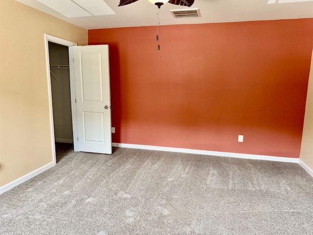 171 Ralston Rd, Greer, SC 29351 - unfurnished bedroom featuring carpet floors, a closet, and a ceiling fan