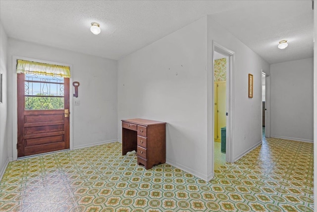 2160 Compton Bridge Rd, Inman, SC 29349 - entrance foyer with a textured ceiling and tile patterned floors