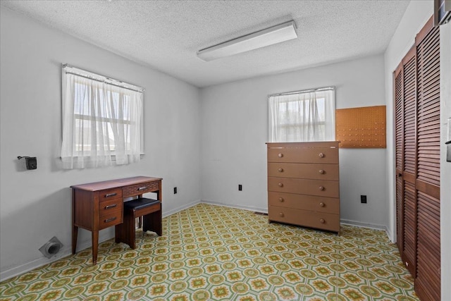 2160 Compton Bridge Rd, Inman, SC 29349 - office with plenty of natural light, tile patterned floors, and a textured ceiling