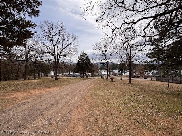 view of road