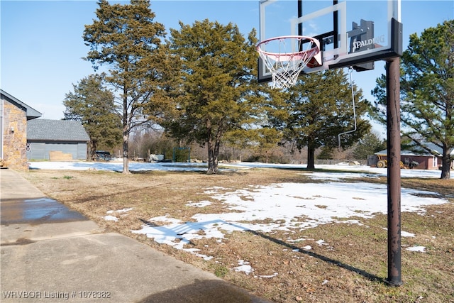 view of sport court