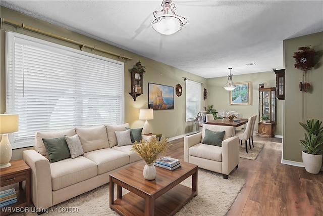 8611 Royal Ridge Dr, Fort Smith, AR 72903 - living room with wood finished floors and baseboards