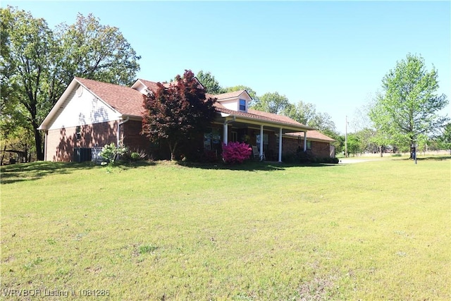 2103 W George, Pocola, OK 74902 - view of front of property with a front yard