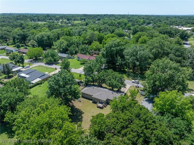 2128 N 53rd St, Fort Smith, AR 72904 - aerial overview of property's location featuring a heavily wooded area