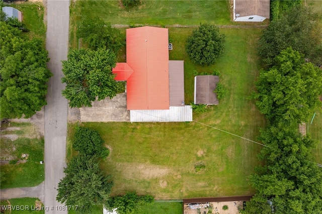 406 Hamilton St, Poteau, OK 74953 - drone / aerial view