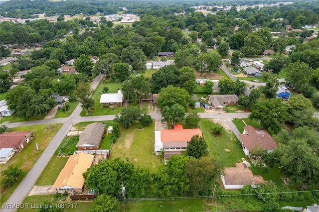 406 Hamilton St, Poteau, OK 74953 - aerial view of residential area