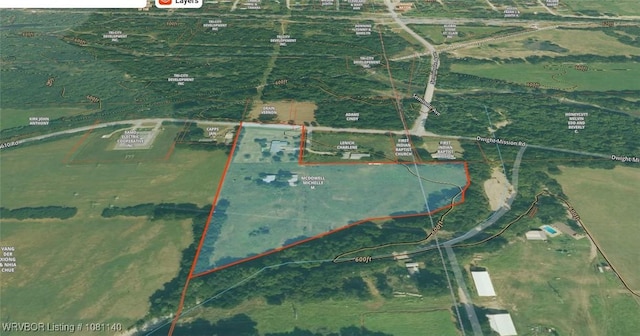 98926 S 4610th Rd, Marble City, OK 74945 - map / location with property parcel outlined