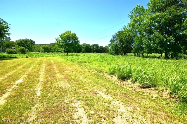 98926 S 4610th Rd, Marble City, OK 74945 - view of yard with a view of countryside