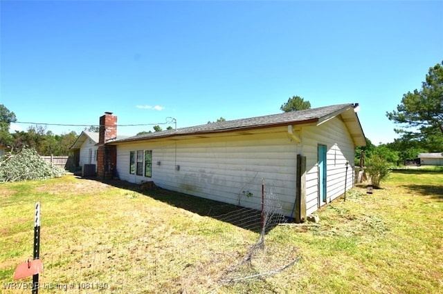 98926 S 4610th Rd, Marble City, OK 74945 - view of property exterior featuring a lawn
