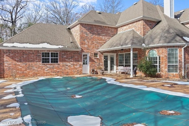 view of rear view of property