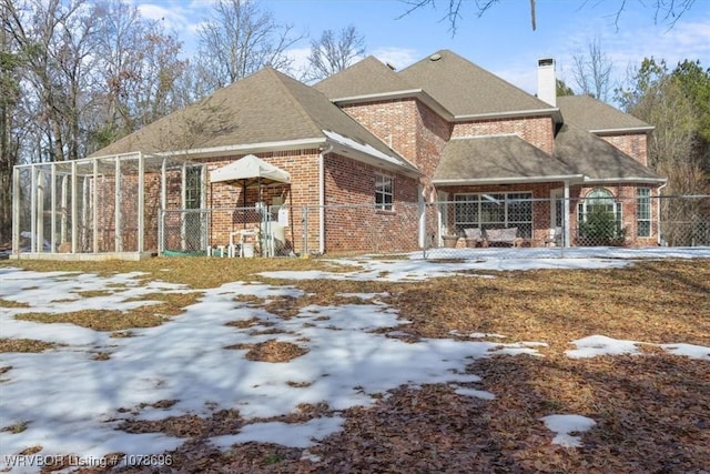 view of front of home