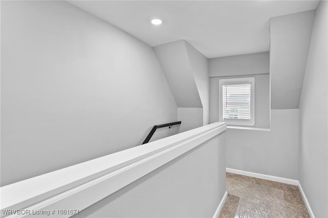 179 E Grove St, Magazine, AR 72943 - hallway featuring baseboards and recessed lighting