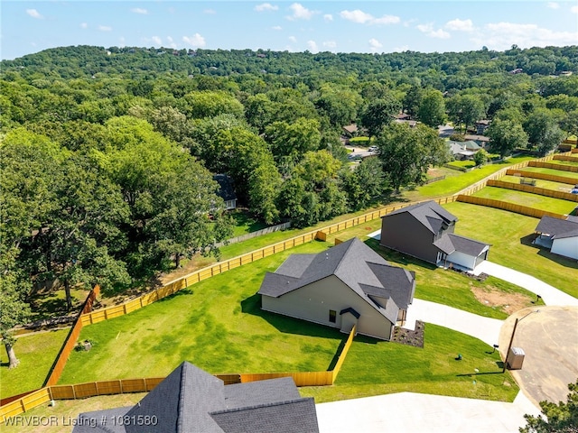 9005 Carson Way, Fort Smith, AR 72908 - aerial view of residential area featuring a forest